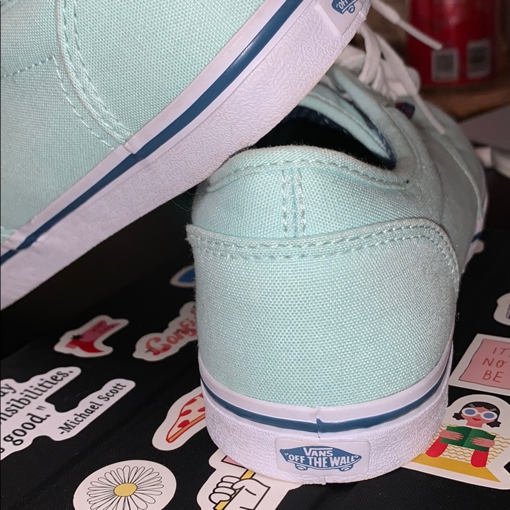 Turquoise vans
